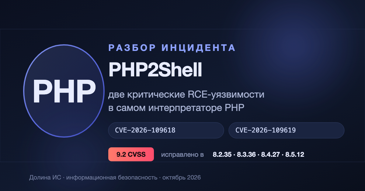PHP2Shell: что случилось 21 октября 2026 года и как проверить свой сервер